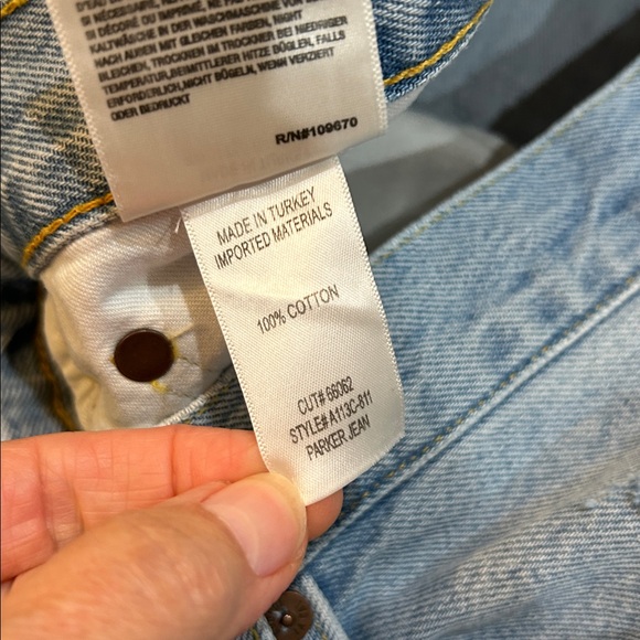 Agolde Parker Relaxed High Rise Straight Jeans in Swapmeet 30 - Picture 10 of 14